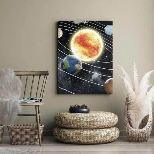 Schilderen op canvas - Kosmische dans - 50x70 cm