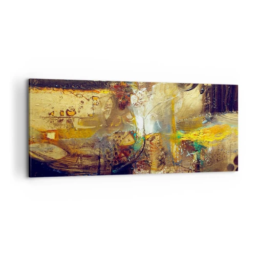 Schilderen op canvas - Koud, warmer, heet - 100x40 cm