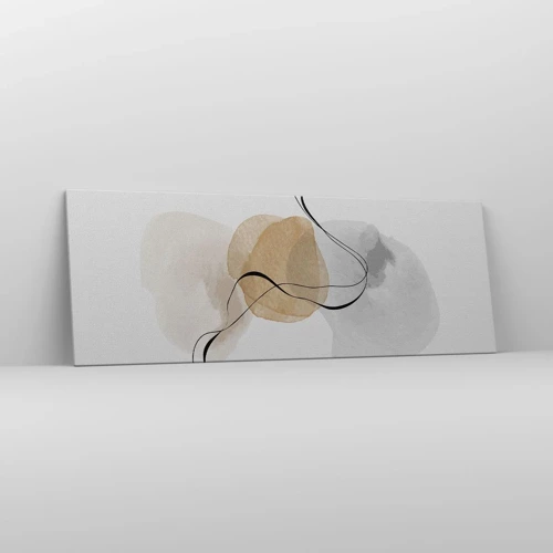 Schilderen op canvas - Lucht kralen - 140x50 cm