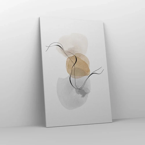 Schilderen op canvas - Lucht kralen - 80x120 cm