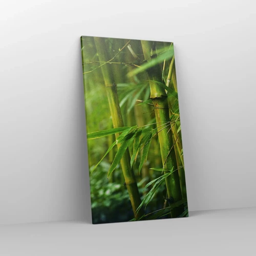 Schilderen op canvas - Maak kennis met groen zelf - 45x80 cm