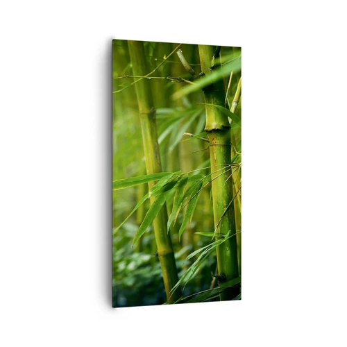 Schilderen op canvas - Maak kennis met groen zelf - 65x120 cm