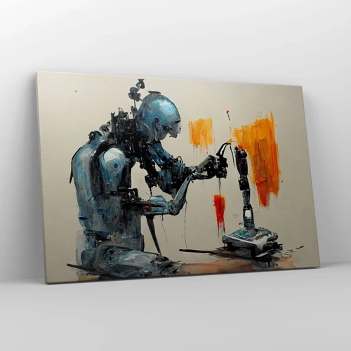 Schilderen op canvas - Morgen al… - 120x80 cm