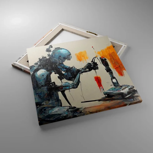 Schilderen op canvas - Morgen al… - 50x50 cm