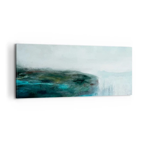 Schilderen op canvas - Nautische abstractie - 100x40 cm