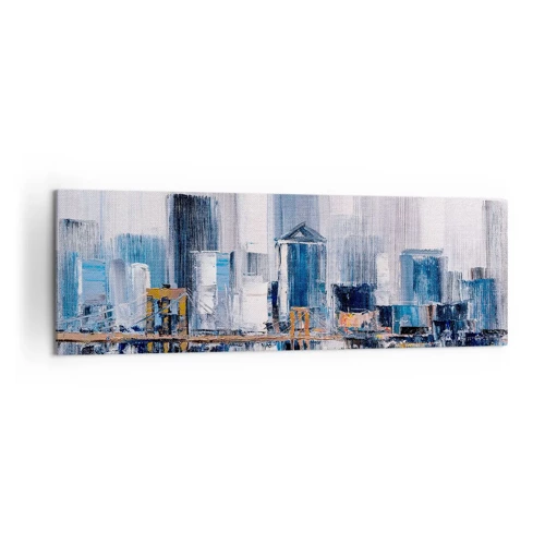 Schilderen op canvas - New Yorkse impressie - 160x50 cm