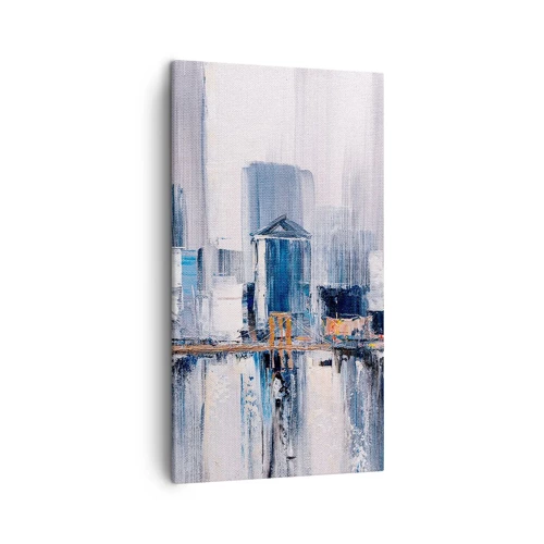 Schilderen op canvas - New Yorkse impressie - 45x80 cm