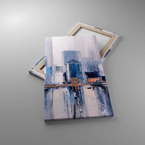 Schilderen op canvas - New Yorkse impressie - 45x80 cm