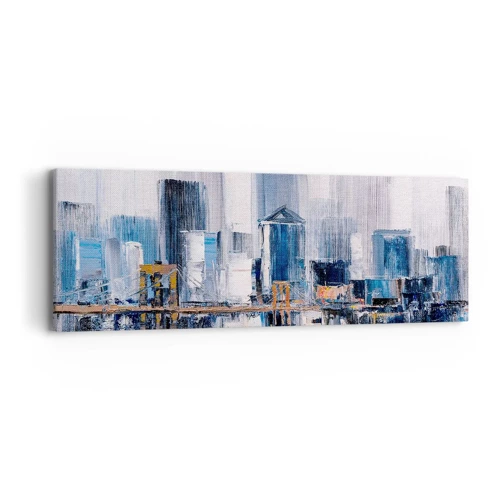 Schilderen op canvas - New Yorkse impressie - 90x30 cm