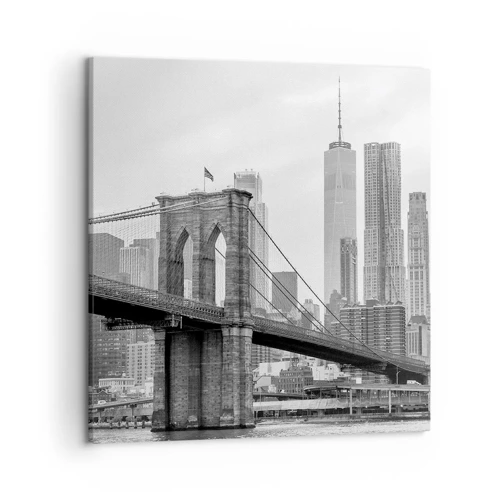 Schilderen op canvas - New Yorkse sfeer - 50x50 cm