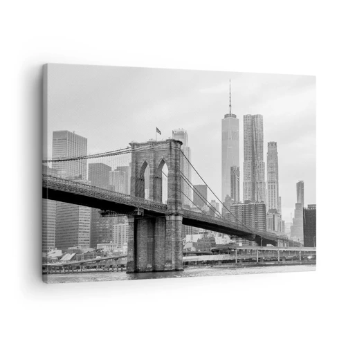 Schilderen op canvas - New Yorkse sfeer - 70x50 cm