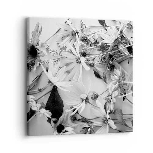 Schilderen op canvas - Niet-boeket bloemen - 30x30 cm