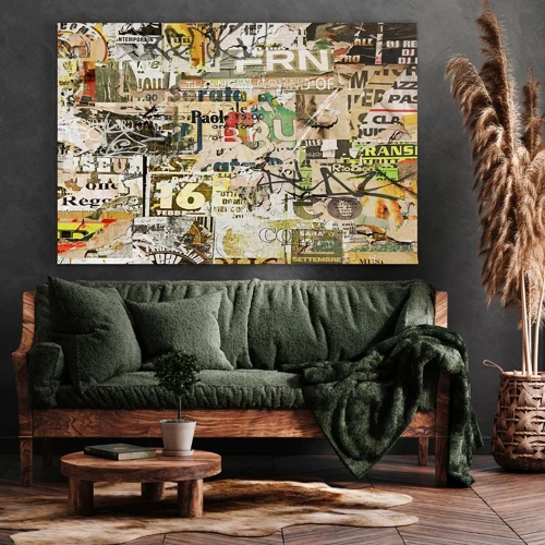 Schilderen op canvas - O, het gebeurt... - 70x50 cm