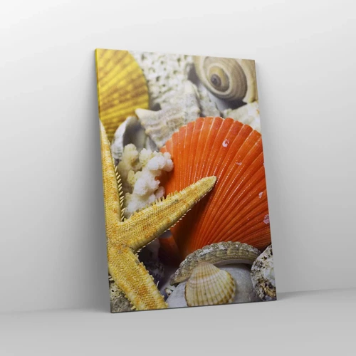 Schilderen op canvas - Oceaan schatten - 70x100 cm