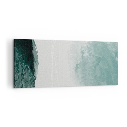 Schilderen op canvas - Ontmoeting met de mist - 120x50 cm