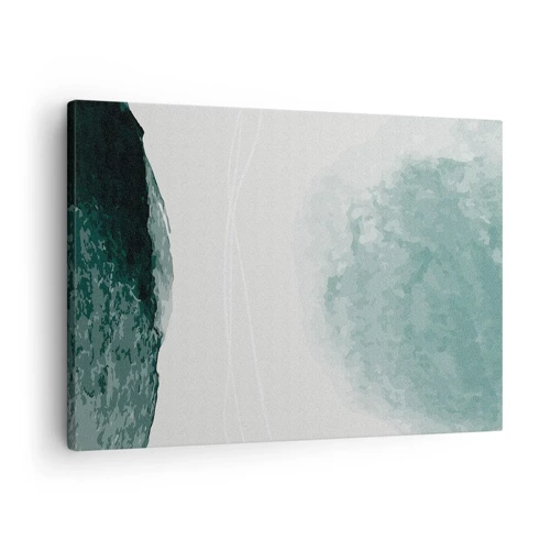 Schilderen op canvas - Ontmoeting met de mist - 70x50 cm