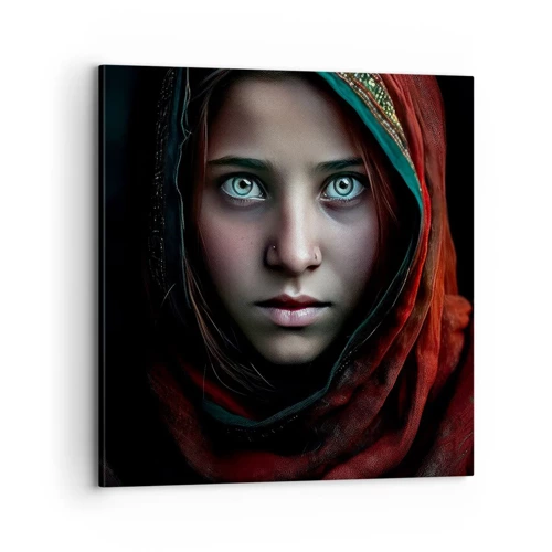 Schilderen op canvas - Oosterse prinses - 70x70 cm