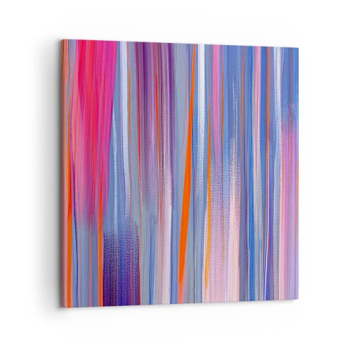 Schilderen op canvas - Opgang naar de regenboog - 50x50 cm