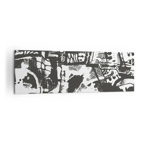 Schilderen op canvas - Orde of chaos? - 160x50 cm