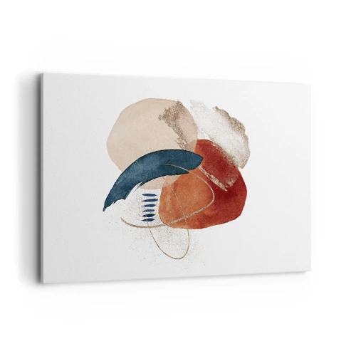 Schilderen op canvas - Ovale compositie - 120x80 cm