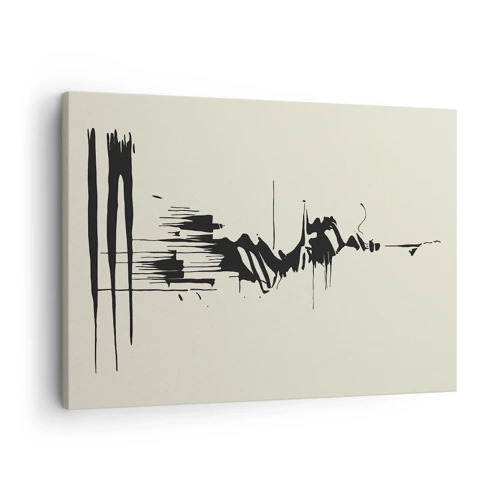 Schilderen op canvas - Overhaaste abstractie - 70x50 cm