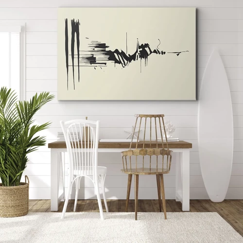 Schilderen op canvas - Overhaaste abstractie - 70x50 cm