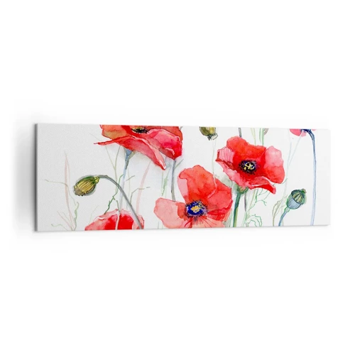Schilderen op canvas - Poolse bloemen - 160x50 cm