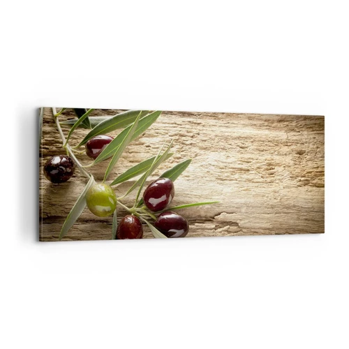 Schilderen op canvas - Rechtstreeks uit de natuur - 100x40 cm