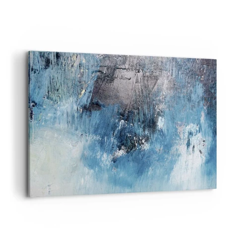 Schilderen op canvas - Rhapsody in Blauw - 100x70 cm