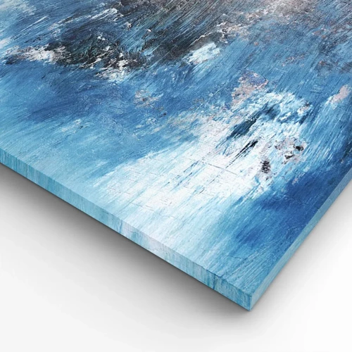 Schilderen op canvas - Rhapsody in Blauw - 30x30 cm
