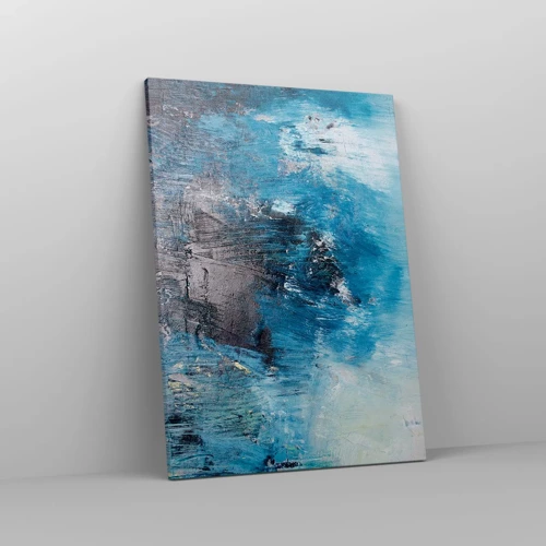 Schilderen op canvas - Rhapsody in Blauw - 50x70 cm