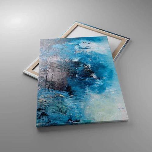 Schilderen op canvas - Rhapsody in Blauw - 70x100 cm