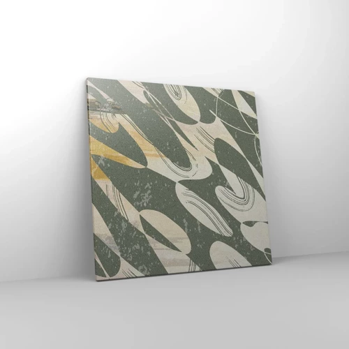 Schilderen op canvas - Ritmische abstractie - 60x60 cm
