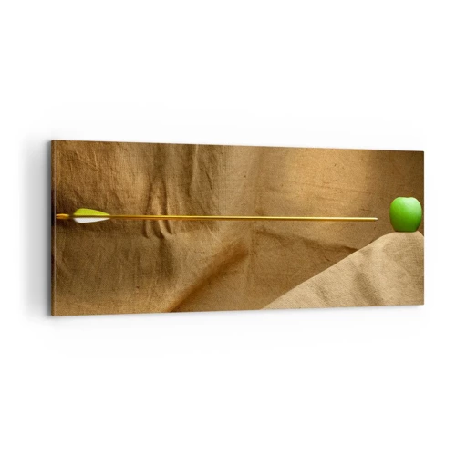 Schilderen op canvas - Roep de geest van William Tell op - 100x40 cm