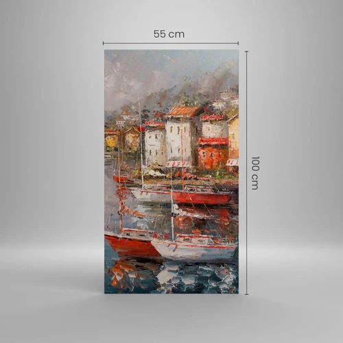 Schilderen op canvas - Romantisch toevluchtsoord - 55x100 cm