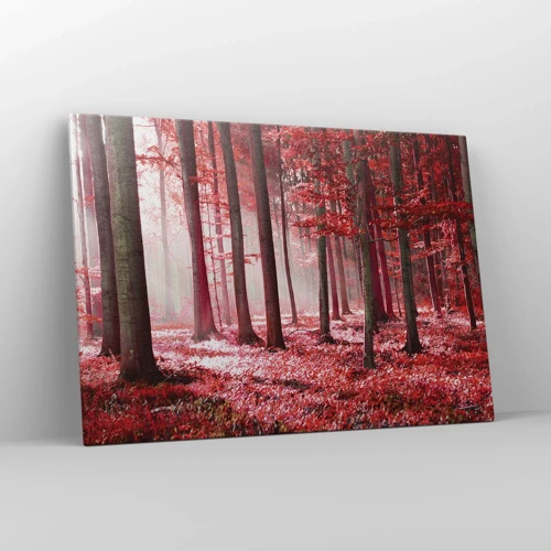 Schilderen op canvas - Rood is net zo mooi - 100x70 cm