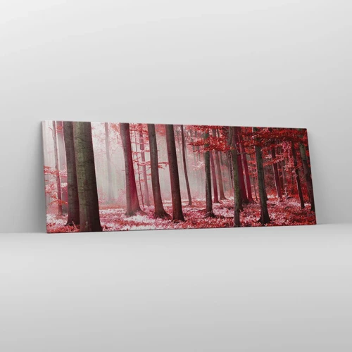 Schilderen op canvas - Rood is net zo mooi - 140x50 cm