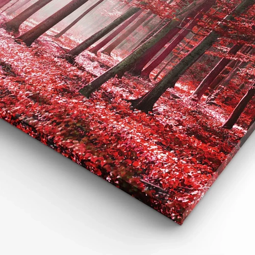 Schilderen op canvas - Rood is net zo mooi - 140x50 cm