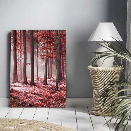 Schilderen op canvas - Rood is net zo mooi - 45x80 cm