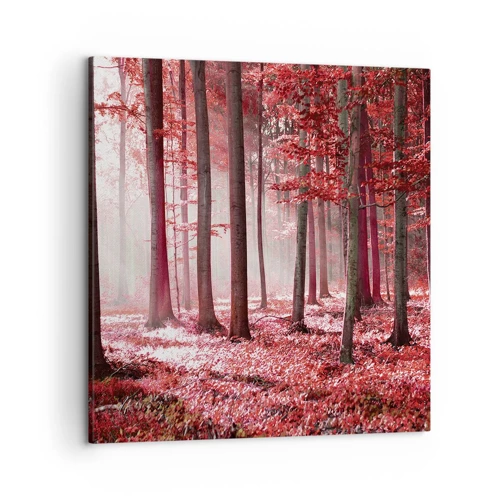 Schilderen op canvas - Rood is net zo mooi - 50x50 cm