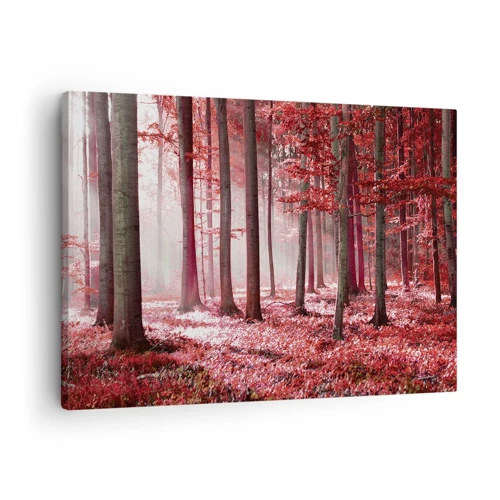 Schilderen op canvas - Rood is net zo mooi - 70x50 cm