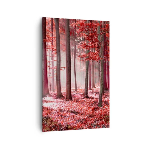 Schilderen op canvas - Rood is net zo mooi - 80x120 cm