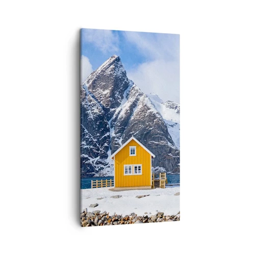 Schilderen op canvas - Scandinavische vakanties - 45x80 cm