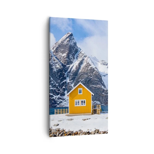 Schilderen op canvas - Scandinavische vakanties - 55x100 cm