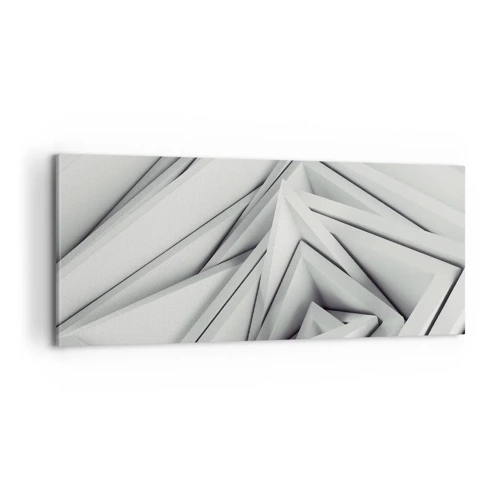 Schilderen op canvas - Scherpe hoeken knoppen - 100x40 cm