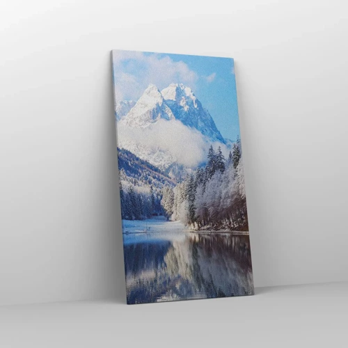 Schilderen op canvas - Sneuwwacht - 55x100 cm