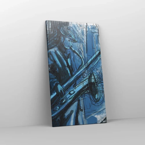Schilderen op canvas - Stedelijke Rapsodie - 45x80 cm