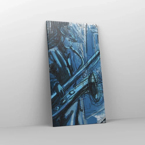 Schilderen op canvas - Stedelijke Rapsodie - 55x100 cm
