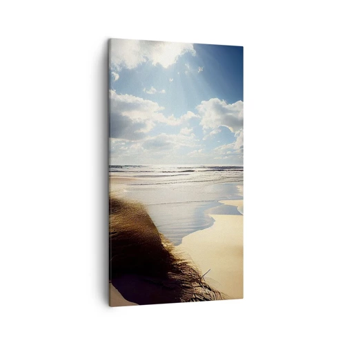 Schilderen op canvas - Strand, wild strand - 45x80 cm