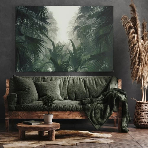 Schilderen op canvas - Tropisch mysterie - 70x50 cm